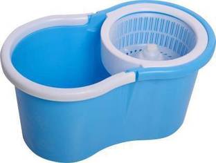 Majron Majron Easy Magic Floor Mop 360° Bucket PVC (Mop Bucket Only, Color) Mop Set