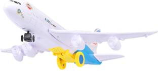 Toyvala Musical AeroPlane Airbus Bump & Go Action Toy with Sound & Light-49