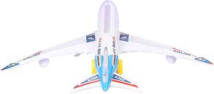 Toyvala Musical AeroPlane Airbus Bump & Go Action Toy with Sound & Light-11