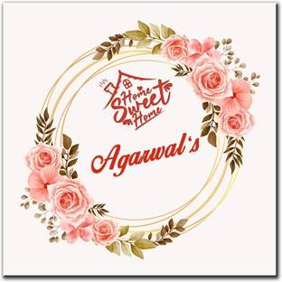 Midas Craft Polypropylene Agarwal's Name Plate