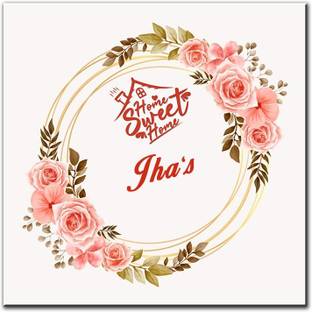 Midas Craft Polypropylene Jha's Name Plate