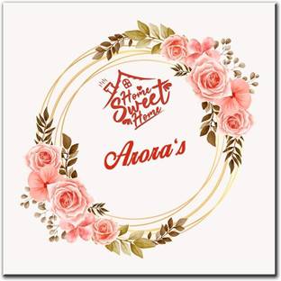 Midas Craft Polypropylene Arora's Name Plate