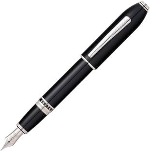 CROSS PEERLESS 125 OBSIDIAN BLACK LACQUER- FINE NIB Fountain Pen