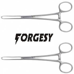Forgesy Allis Tissue Forcep 5" And 6" (Set Of 2) Tissue Forceps Tissue Forceps