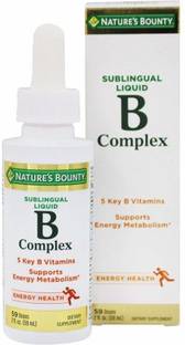 Nature's Bounty Sublingual Liquid B Complex with B-12-59 ml