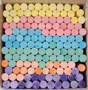 SIDDHI colorful chalks multicolor chalk box pack of 100 Board Chalk