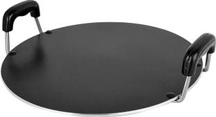NIRLON Non-Stick Coated Aluminium Round Tawa Tawa 28.5 cm diameter