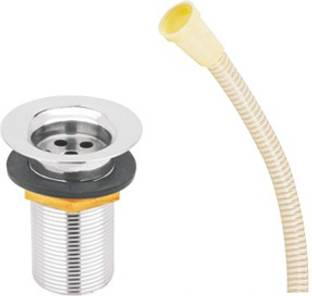 tantia Stainless Steel Waste Coupling For Wash Basin 4 Inch with west pipe set of 1 Cartridge Faucet