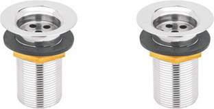 tantia Stainless Steel Waste Coupling For Wash Basin 4 Inch set of 2 Cartridge Faucet