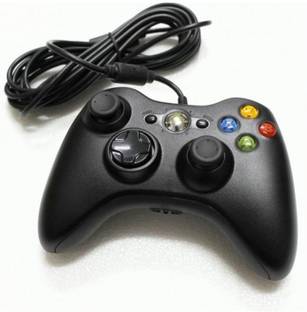 Clubics Xbox Wired Controller Xbox 360 for PC / XBOX Joystick (Black)  Gamepad