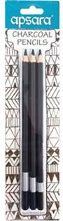 APSARA Charcoal Pencils (Pack of 3 Pencils) Pencil
