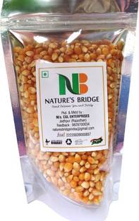 Nature's Bridge Popcorn Kernels Seeds / Corn Seeds for Popcorn / Pop Corn - (400 gm) Simply Salty Popcorn