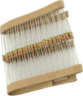 jivith 100 pieces of 220 k Ohms 1/4 Watts Carbon Film Resistors Fixed Resistor