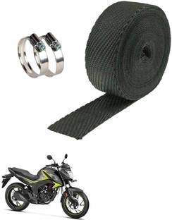 PrtSc 3 Meter Black Bike Silencer Wrap for Hoda CB Hornet 160 Bike Exhaust Heat Shield
