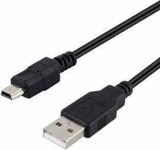 Darahs Lightning Cable 2 A 1.5 m USB 2.0 A to Mini 5 pin B Cable for External HDDS Camera Card Readers-(1.5 mETER)