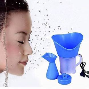Aao je Steam inhaler Facial Streamer for Deep Face Cleaning Vaporizer & Steamer Vaporizer for Cough & Cold,winter Vaporizer(Blue) Vaporizer