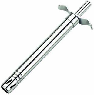 mega shine Super & Best Quality Stainless Steel Gas Lighter (Steel, Pack of 1) Steel Gas Lighter