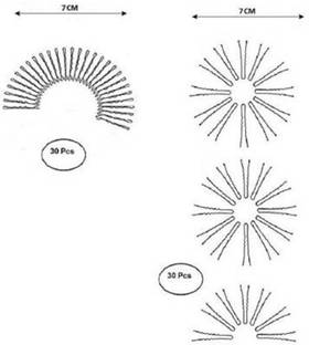 Gogi Enterprises Set Of 60 Pcs of Hair pins, 30 Pcs (7 cm) Curved U Shape For Bun Juda And 30 Pcs (7 cm) of Curve Bob Bobby Hair Pins or Clips Barrette Styling Tools Accessories for Girls & Women- Black Hair Pin