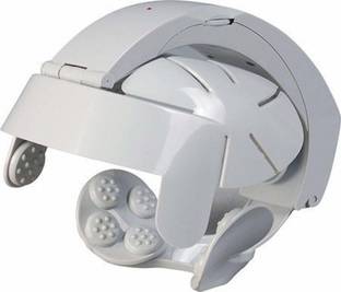 EBOFAB Head Massager Health Care Smart Scalp Massage Brain Helmet Relax Brain Acupuncture Points Stress Release Easy-Brain Massager Machine Vibration Massage