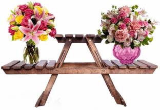 Eco Handicrafts Pot Stand Plant Container Set