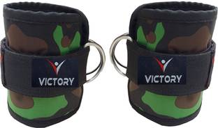 VICTORY Premium Ankle Straps for Cable Machine, Gym, Legs, Butt, Exercises # Men ,Women# Ankle Support