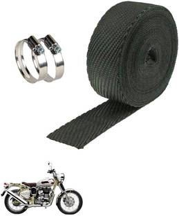 PrtSc Heat Shield bLk _Royal Enfield Bullet Trials 500PrtSc Bike Exhaust Heat Shield