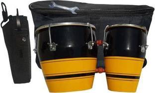 NSR Professional Bongo Drum With Full Tool Kit 014 Wooden Bongo