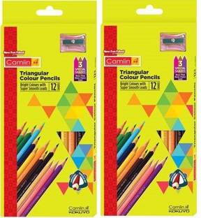 Camlin art creation 12 Shaped Color Pencils
