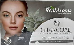 Top Max Real Aroma Correct and Core Charcoal Facial Kit