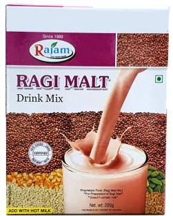 RAJAM Ragi Malt Drink Mix 200G Box