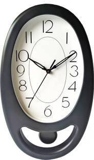 Masstone Analog 40 cm X 24 cm Wall Clock