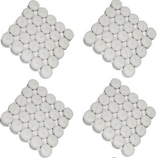 Goyal Traders White Tealight Candle ( Pack of 100 ) Candle