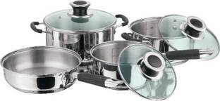 VINOD 4 Pc Masterchef Induction Bottom Cookware Set