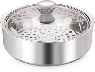 BOROSIL SS Roti Saver with coaste 1.1 litres Serve Casserole