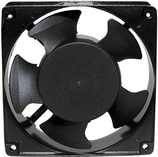 TechWiz AC Axial Cooling Blower Exhaust Rotary Fan, Size : 4.75" inches (12 x 12 x 3.8 cm), Black 120 mm Exhaust Fan