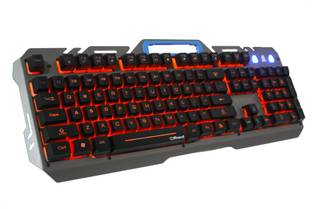 Offbeat Slayer Red Back-lit Gaming keyboard with Anti-ghosting feature Wired USB Standard Gaming Keyboard Compatible with Desktop, Laptop, Mac