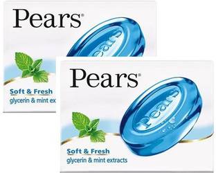 Pears Soft & Fresh Soap Bar : 100 gms (Pack of 2)