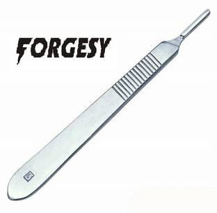Forgesy Bard Parker Handle NO. 3 with 11 no. blade Surgical Scalpel