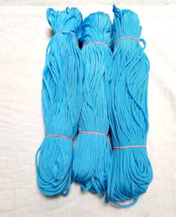 CHL ONE COLOUR MACRAME CORDS SET OF 150 M SKY BLUE