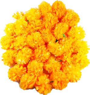 La Esthetic Yellow Marigold Artificial Flower