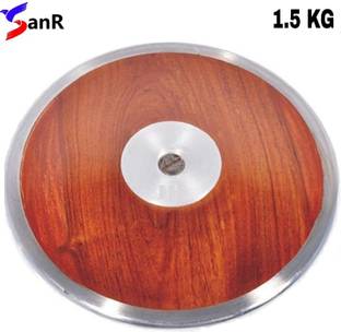 HACKERX Wooden discus throw 1.5kg Wooden Discus Throw Disc