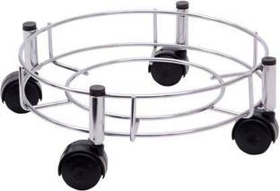 Shengshou Cylinder Trolley with Wheels / Gas Trolly / LPG Cylinder Stand for Kitchen Gas Cylinder Trolley
