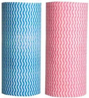 Mist Non- woven Disposable Reusable Towels like Kitchen Cleaning Towel - Multi-Uses Dish Cloths Washable Towel Roll - Set of 2 pcs