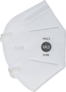 Halo Face Mask N-95 Masks without Breathing Valve 5 layer Filtration