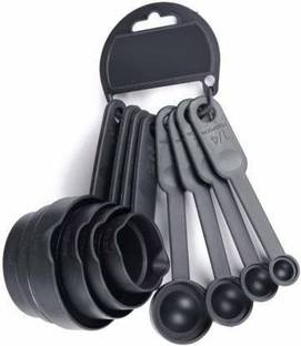 Varni Sales 8 Piece Measuring Cup & Spoon Set - Multi Purpose Kitchen Tool Plastic Measuring Spoon Set (Pack of 8) Plastic Cutlery Set (Pack of 1) Plastic Cutlery Set