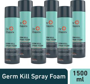 Dr Rhazes Germ Kill Spray Foam Kills 99.9 Percent Viruses* and Bacteria*, Pack of 6 (250 ml each)
