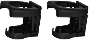 AUTONEST A10115 Foldable Car Drink/Can/Glass Bottle Holder (Set of 2) (Black) Car Bottle Holder
