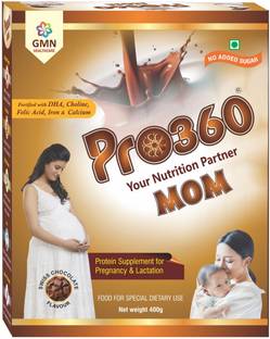 PRO360 Mom Protein Powder Nutrition Drink For Pregnancy Breastfeeding/Lactating Mothers Protein Shake