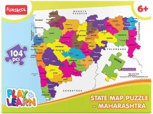 FUNSKOOL State Map Puzzle Maharashtra
