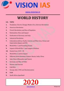 Vision Ias - World History - 2020